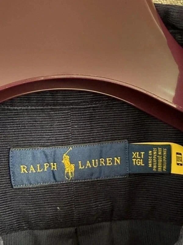 Ralph Lauren Polo Ralph Lauren Men's Long Sleeve Corduroy Style Shirt Big & Tall XLT 2XL #G - 1
