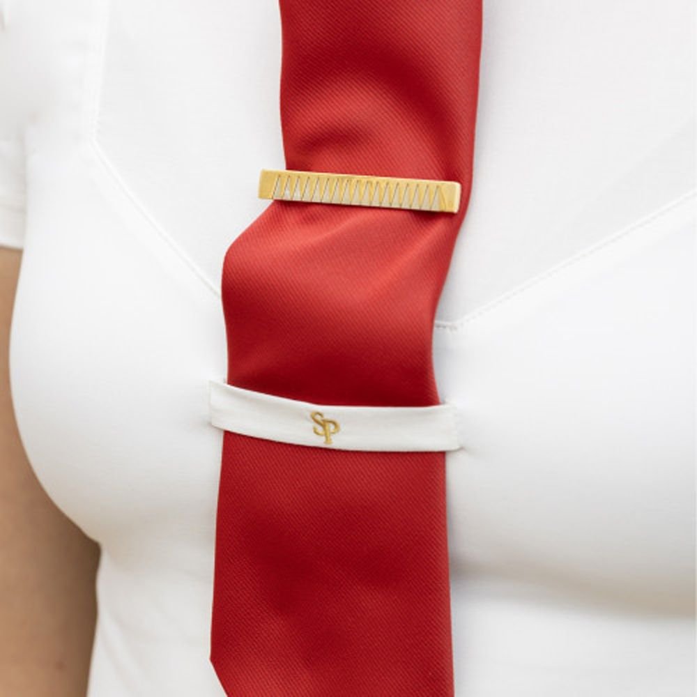 Supreme Products Supreme Products Women's Champion Show Rider Quarter Zip Short-Sleeved Competition Shirt in Cream - 3