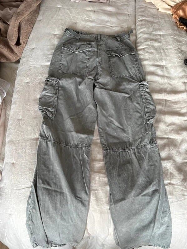 Bershka Bershka Grey Cargo Pants