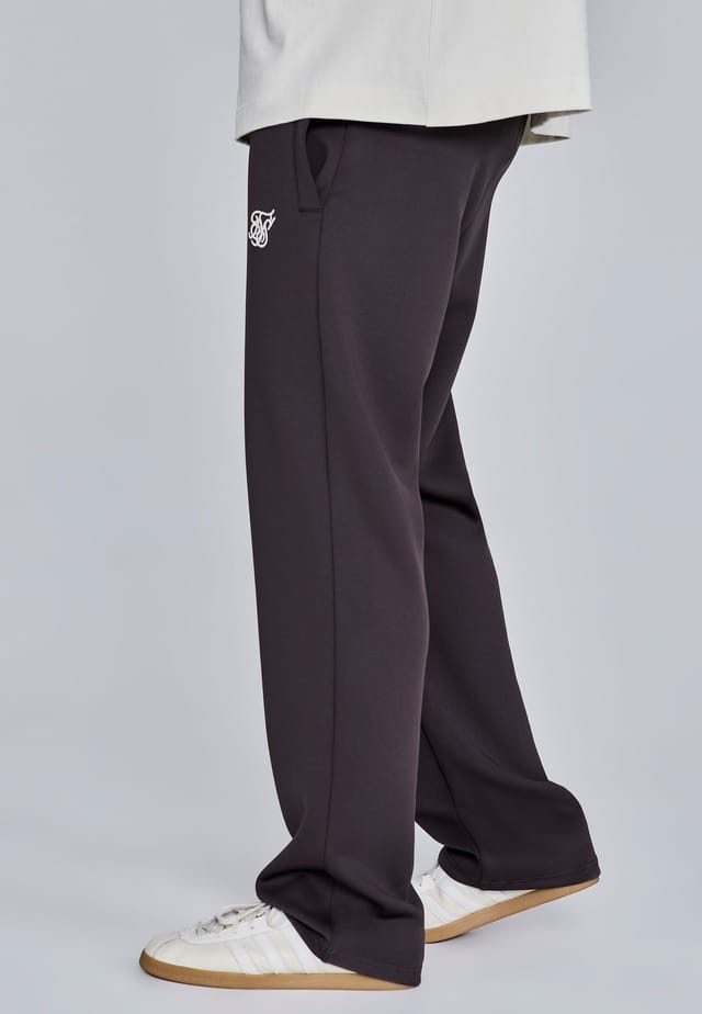 SikSilk SikSilk Men's Essentials Poly Track Pants in Brown - 2