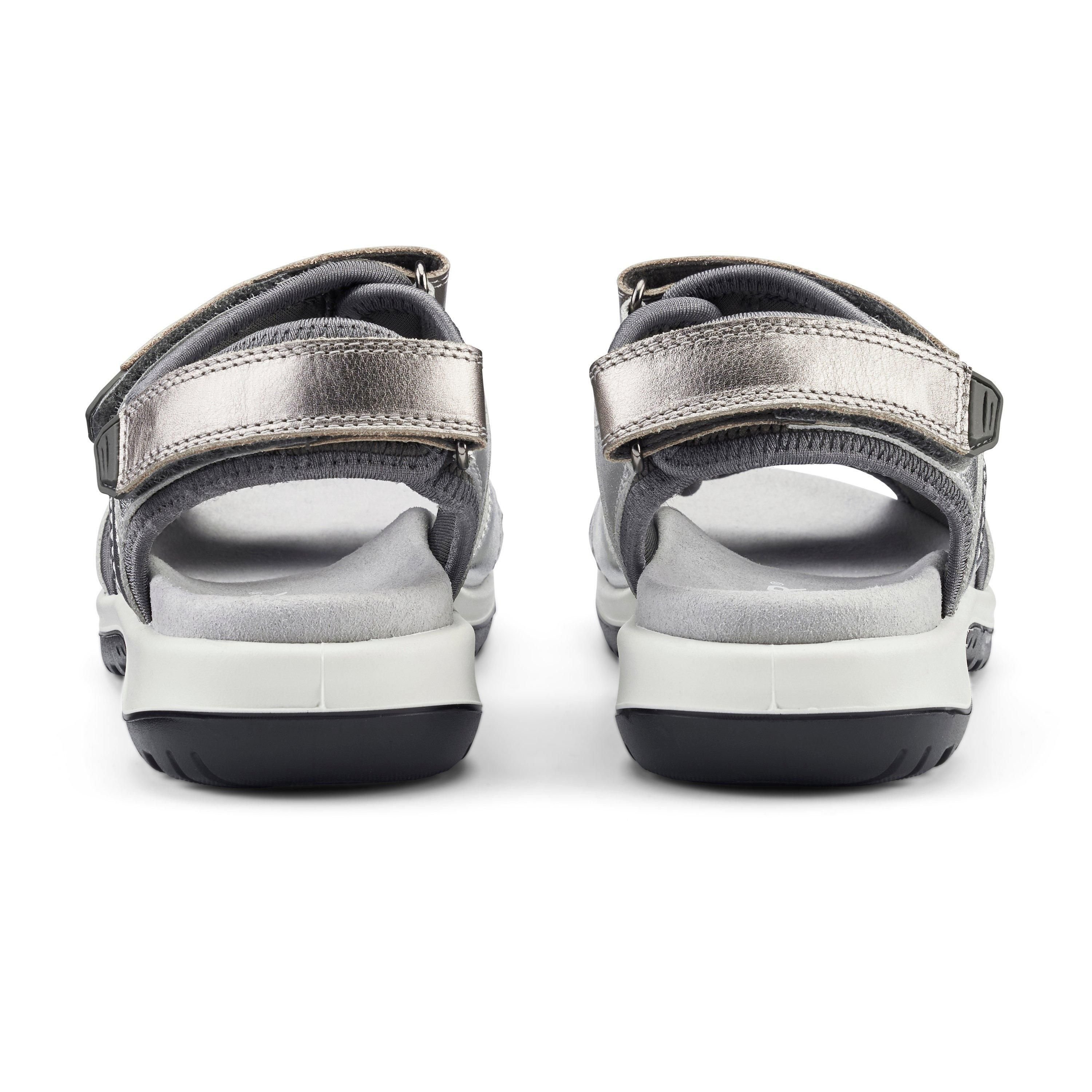 Hotter Hotter Women's Wide Fit 'Walk II' Sandals in Metallics - 4