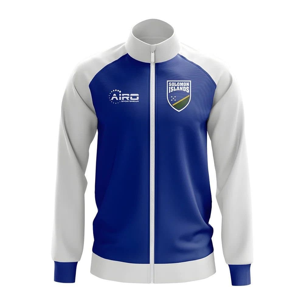 Solomon Islands Solomon Islands Men's Concept Football Track Jacket in Blue