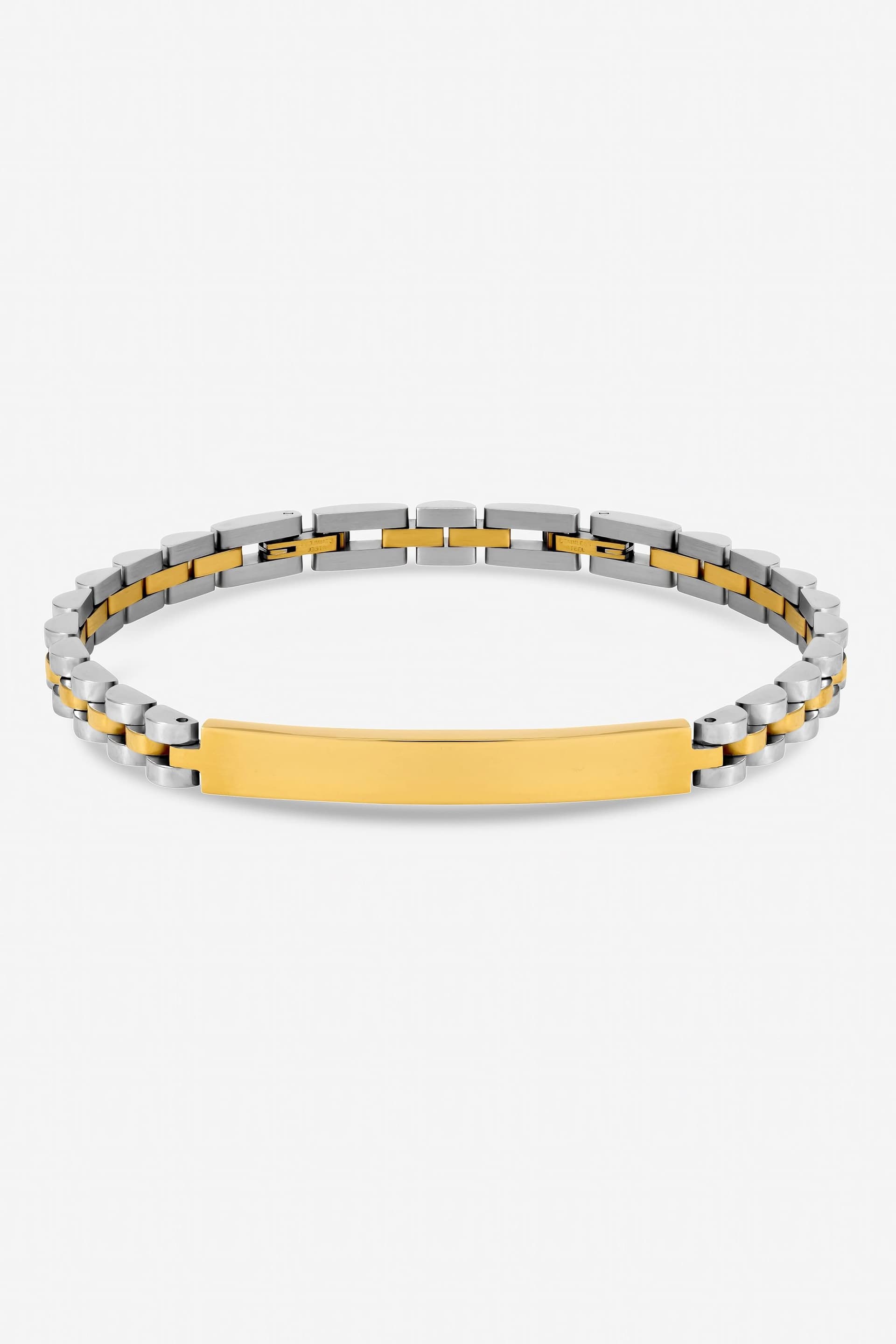 Inicio Inicio Men's Waterproof Two Tone Linked Bracelet