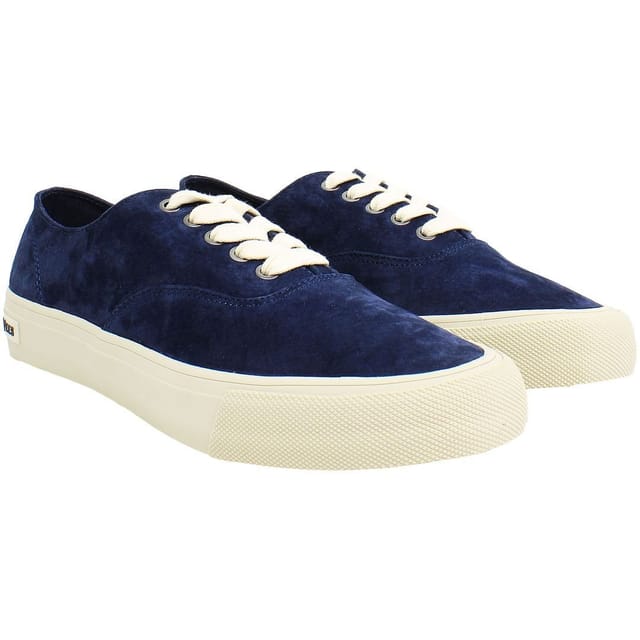 Seavees Seavees Men's Legend X Lace-Up Blue Suede Leather Shoes - 2