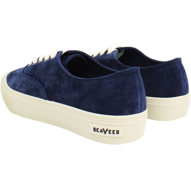 Seavees Seavees Men's Legend X Lace-Up Blue Suede Leather Shoes - 3