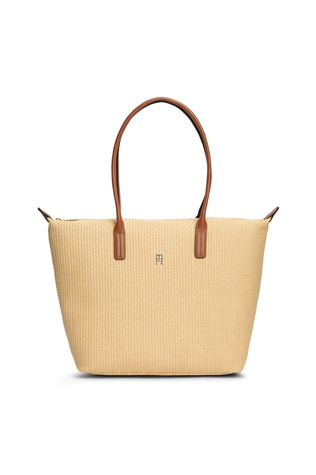 Tommy Hilfiger Tommy Hilfiger Natural Raffia Tote Bag