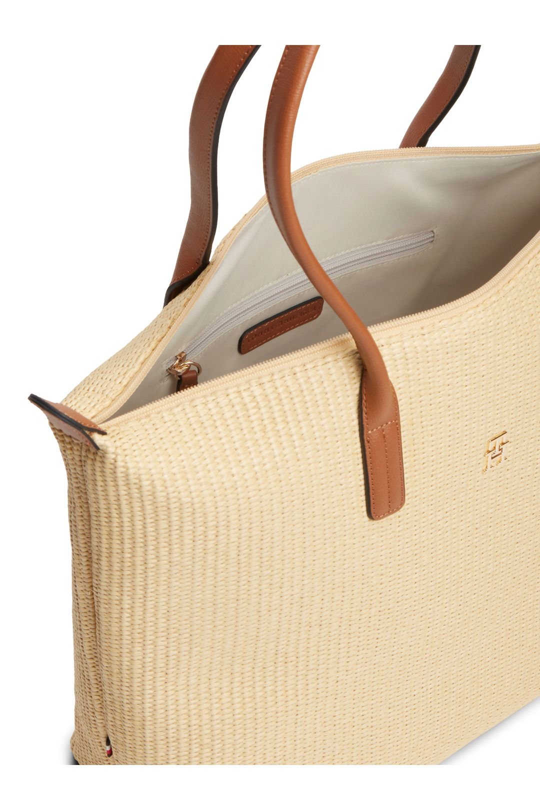 Tommy Hilfiger Tommy Hilfiger Women's Popette Tote Raffia Natural Raffia - 4