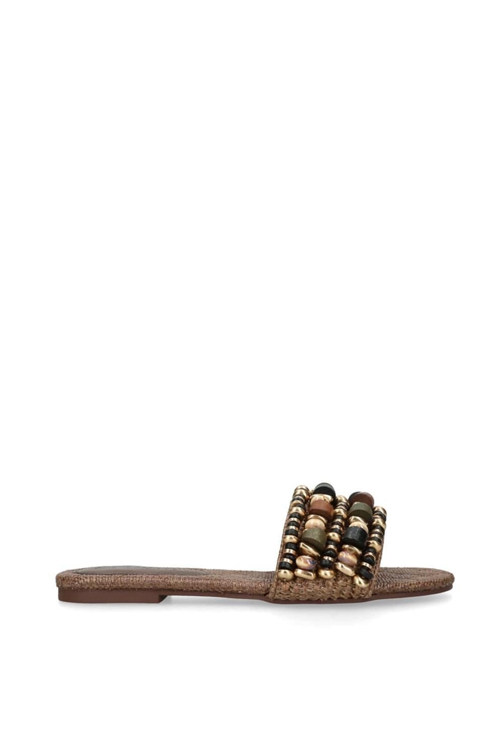 Steve Madden STEVE MADDEN Women's 'Marika Brown' Fabric Sandals in Brown