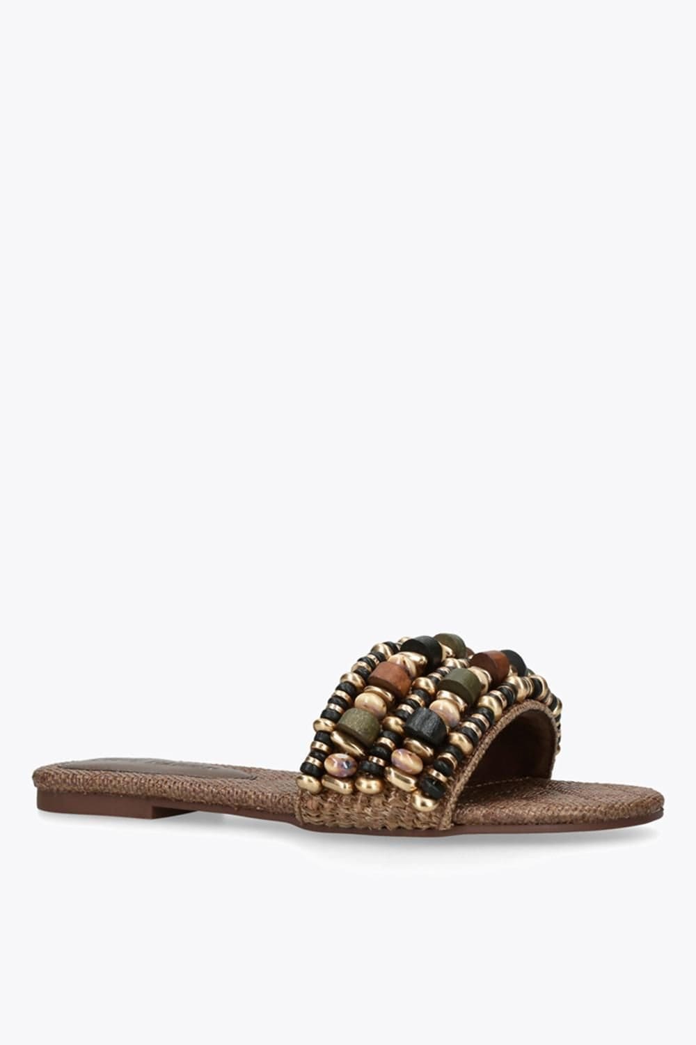 Steve Madden STEVE MADDEN Women's 'Marika Brown' Fabric Sandals in Brown - 4