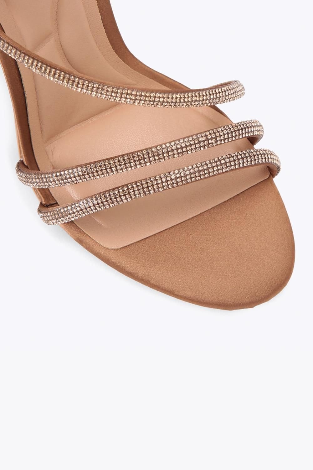 Carvela Carvela Women's 'Spiral 105' Fabric Heels in Bronze - 4