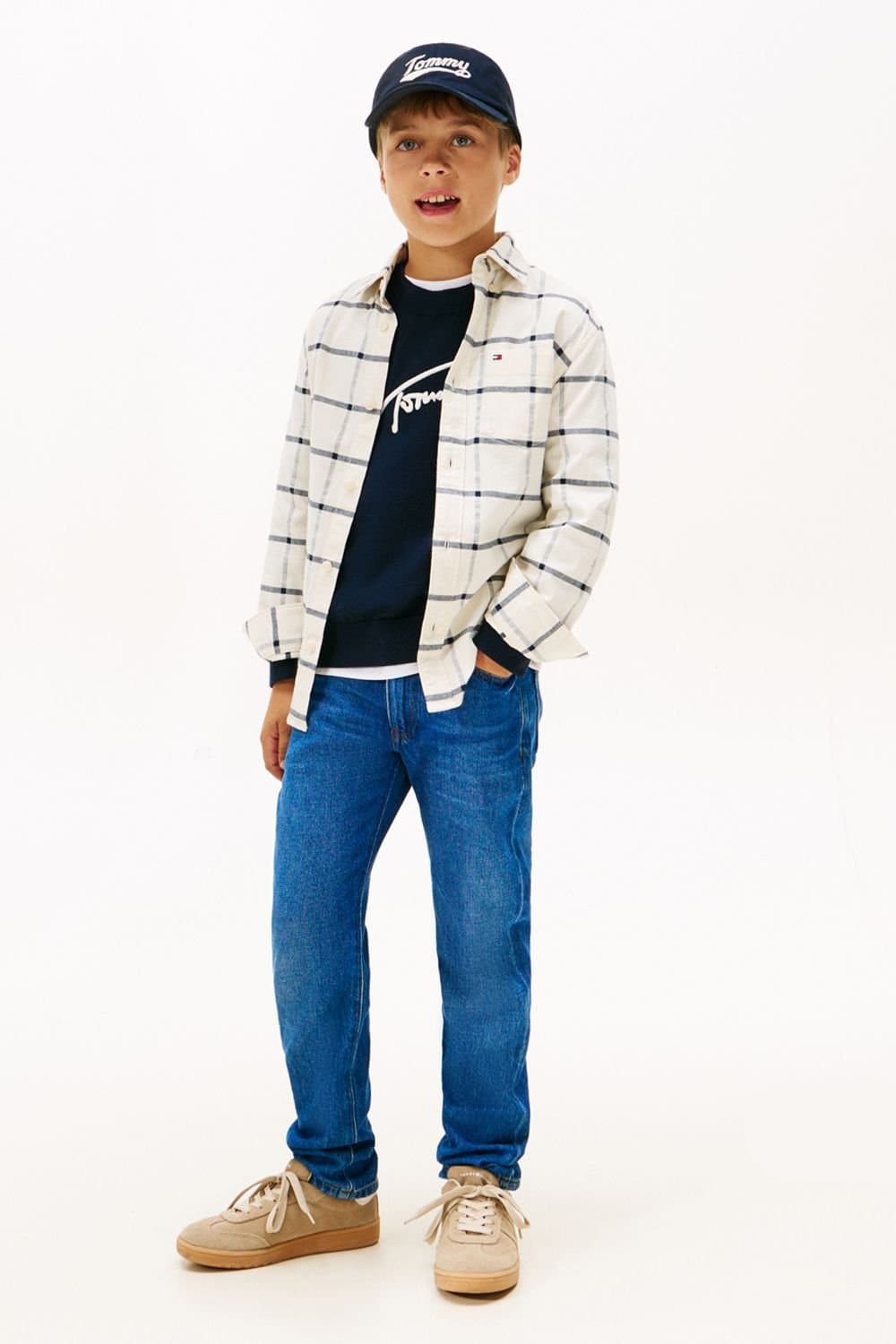 Tommy Hilfiger Tommy Hilfiger Men's Modern Straight Dark Blue Denim Denim