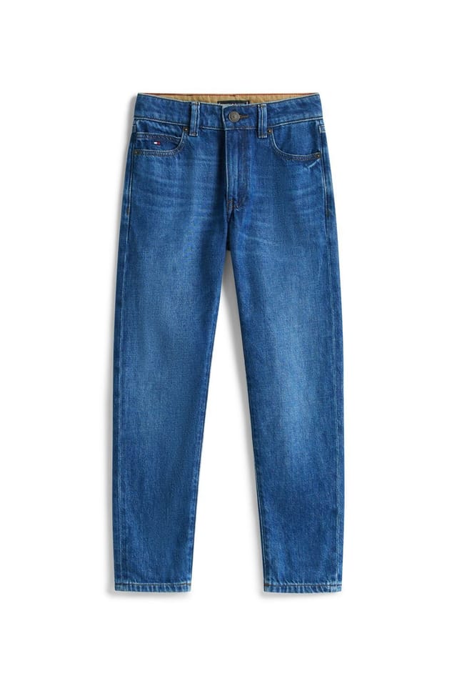 Tommy Hilfiger Tommy Hilfiger Men's Modern Straight Dark Blue Denim Denim - 3