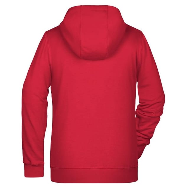 James and Nicholson James and Nicholson Women's Full Zip Hoodie in Red - 2