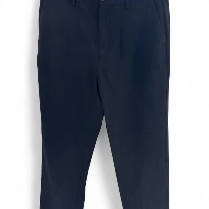 Bershka Mens Bershka black suit trousers with a straight leg fit 32”