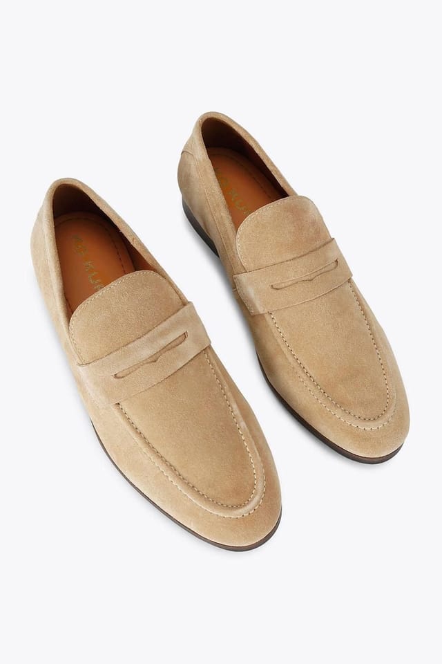 KG Kurt Geiger KG Kurt Geiger Men's 'Freddy' Suede Shoes in Beige - 2