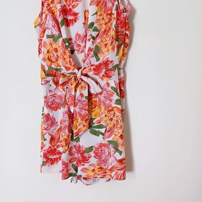 AX Paris AX Paris orange patterned jumpsuit playsuit size 12 worn once