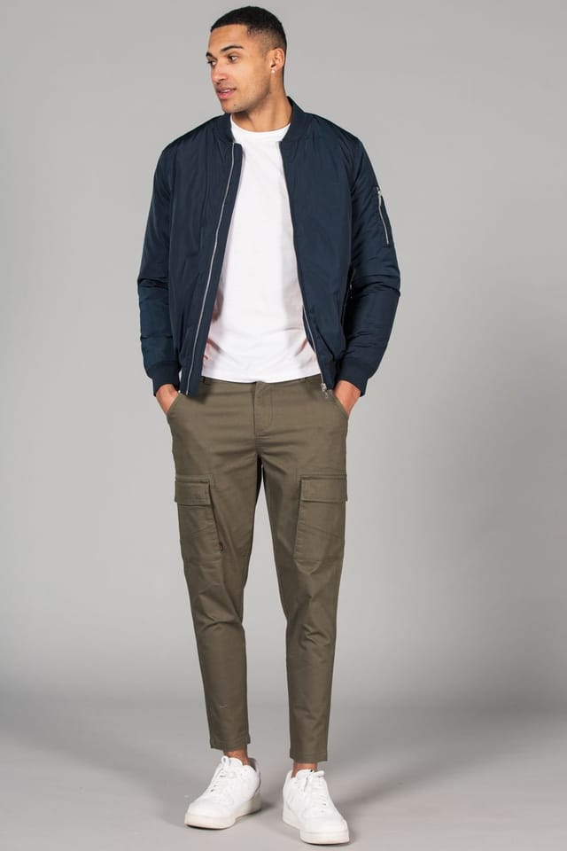 Tokyo Laundry Tokyo Laundry Men's Bomber Jacket with Zip Fastening in Navy - 3