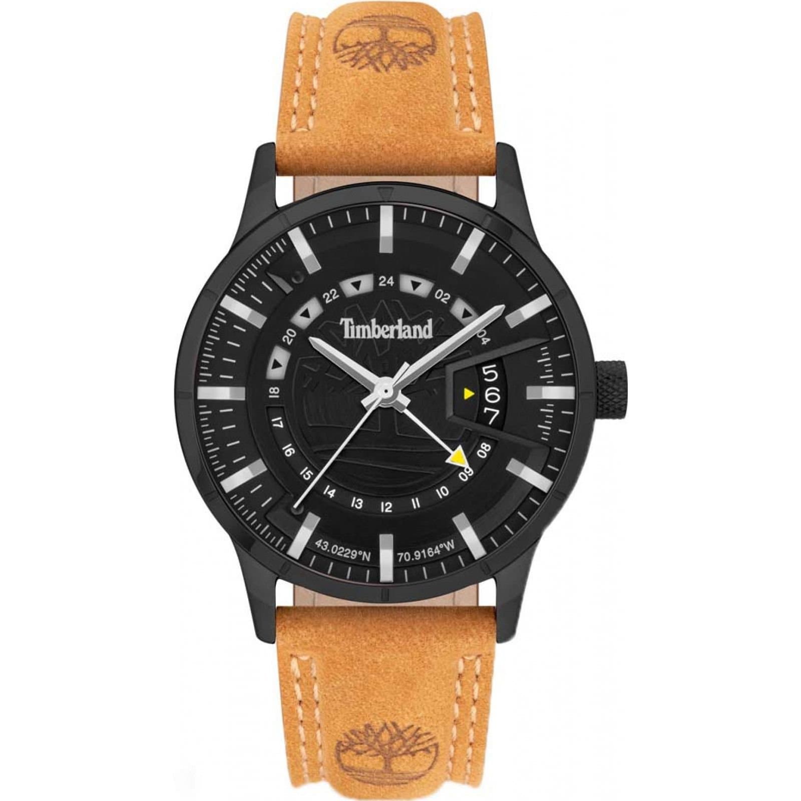 Timberland Timberland Men's TDWGB2201504 Bergeron 42mm Quartz Watch in Brown