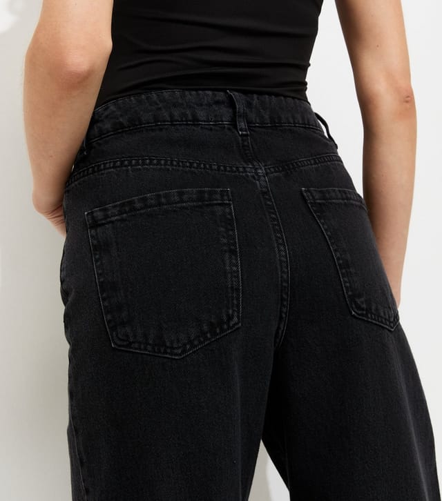 New Look Women's Tall Black Blake Barrel Leg Jeans New Look - 2