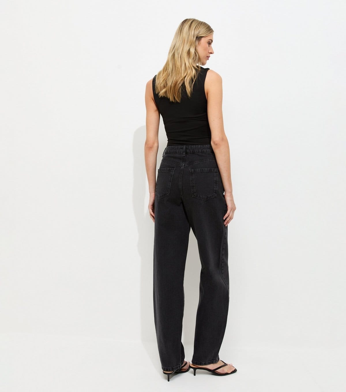 New Look Women's Tall Black Blake Barrel Leg Jeans New Look - 4