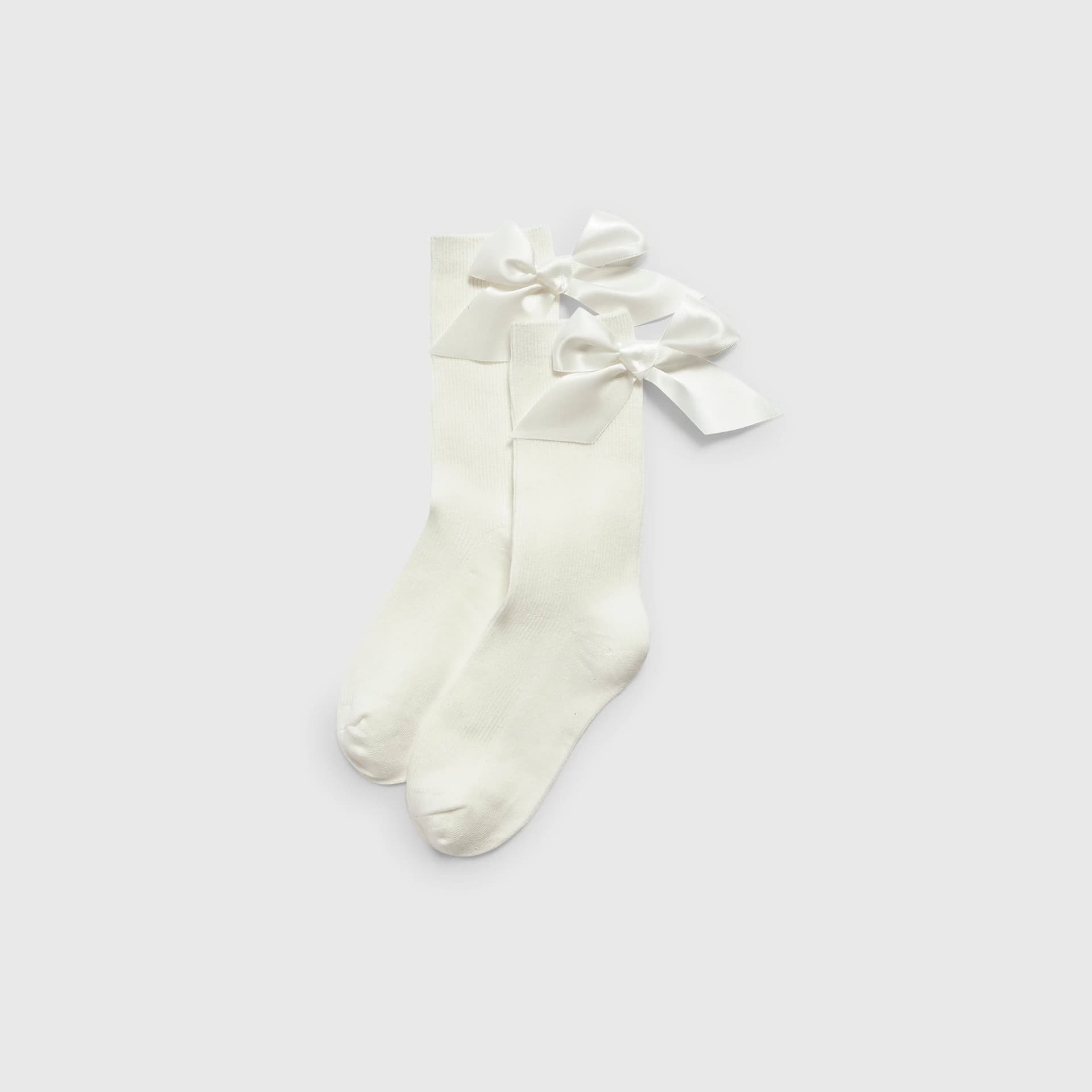 River Island River Island Womens White Bow Socks