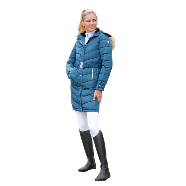 Coldstream Coldstream Women's Branxton Quilted Coat in Mid Blue - 3