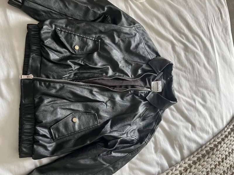 Bershka Bershka faux leather jacket