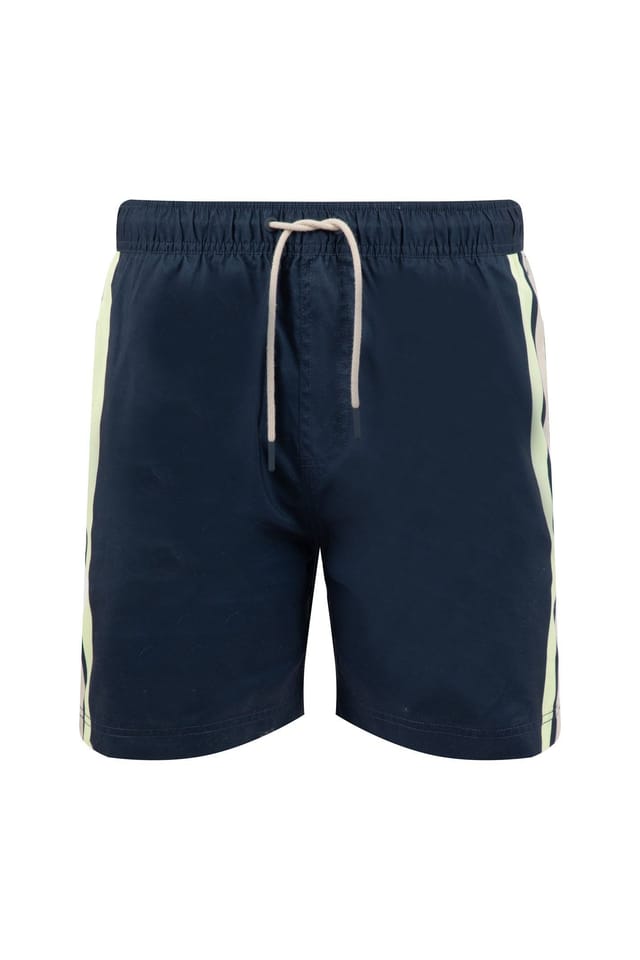 Weird Fish Weird Fish Men's Narwhal Swim Shorts in Navy - 2