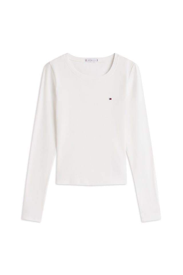 Tommy Hilfiger Tommy Hilfiger Women's Ess. Sleep Gift Ls Tee Pants Set W.Eyemask Ecru - 3