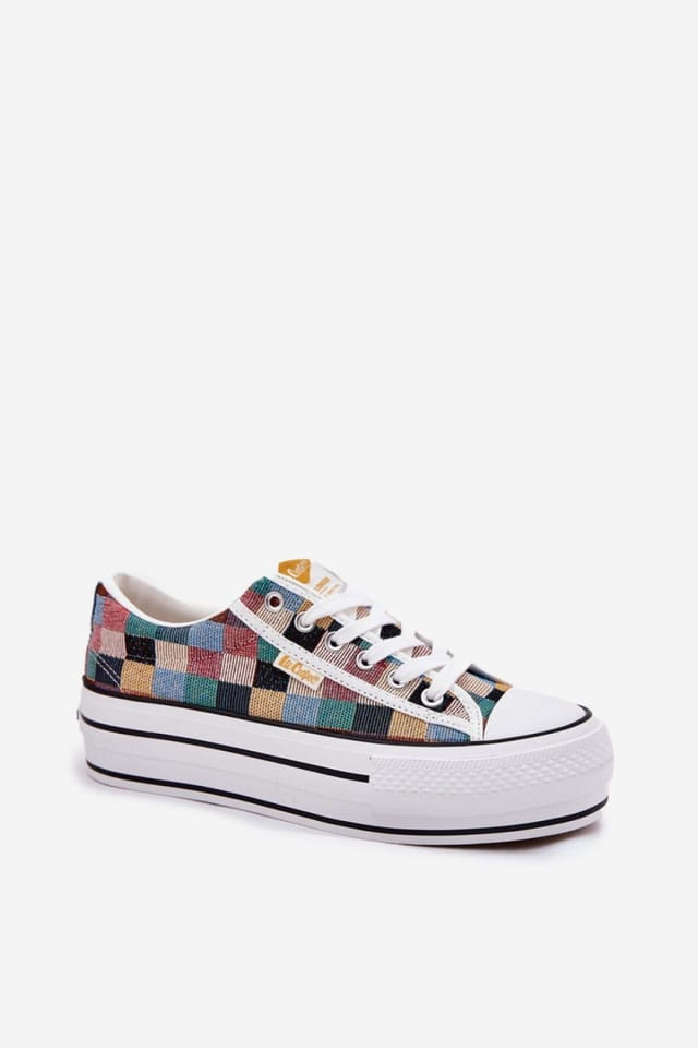 Love Lace Love Lace Women's Platform Textile Sneakers with Soft Insole for Everyday Comfort - 2