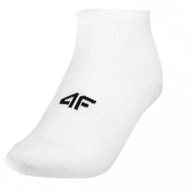 4F 4F Men's Casual Ankle Socks (Pack of 3) in White - 2