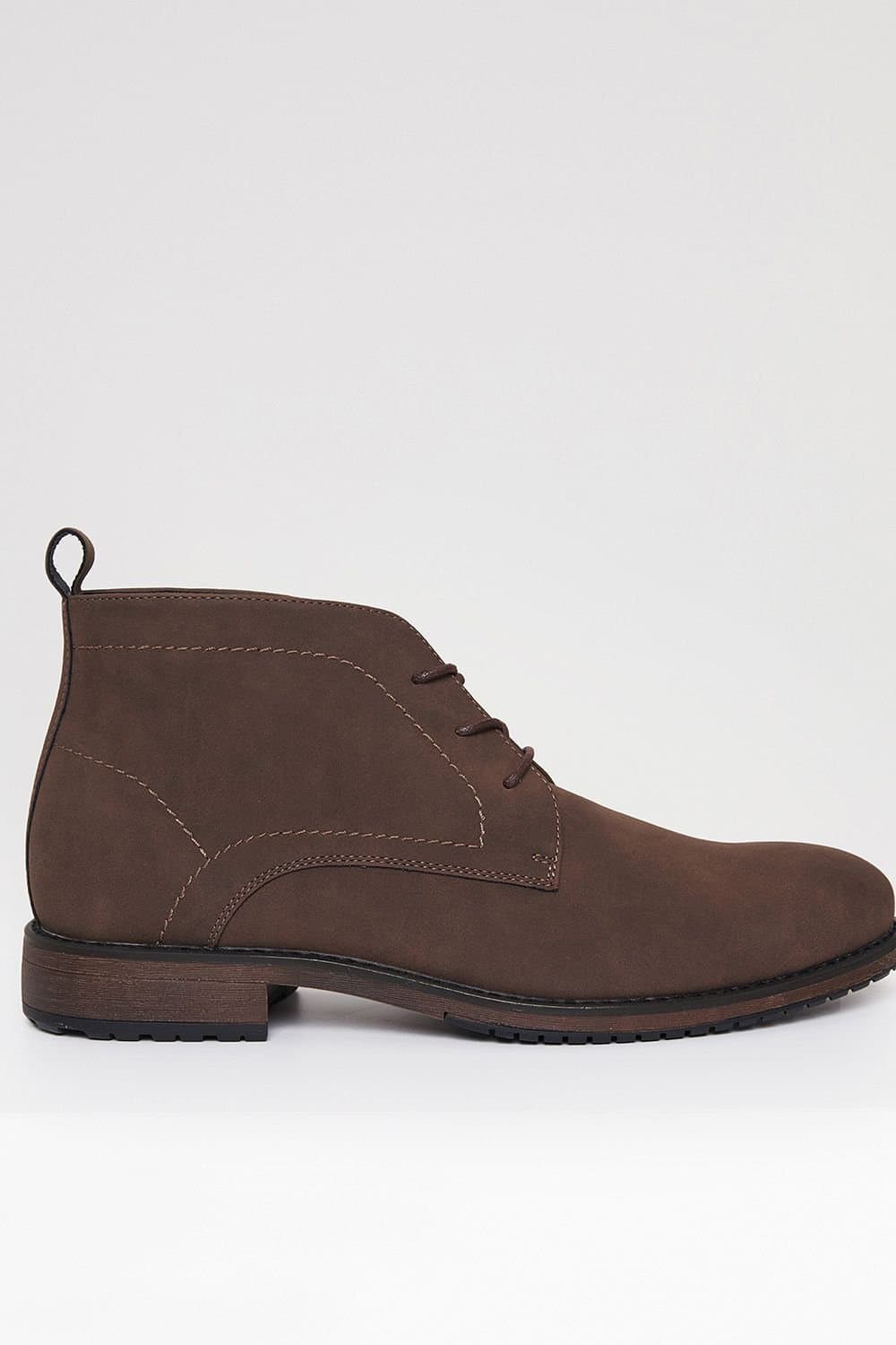 Threadbare Threadbare Brown Faux Suede Chukka Boots