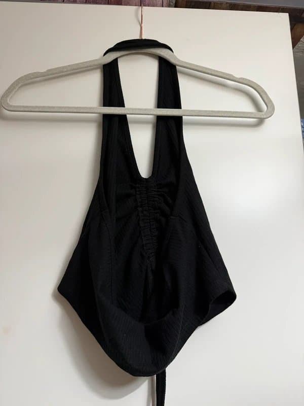 New Look Black New Look halter neck top