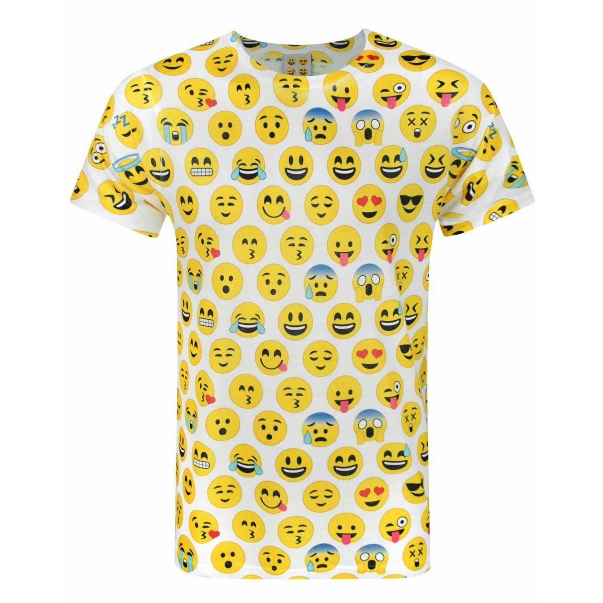 Emoticon Emoticon Men's Short Sleeved T-Shirt | White | Official Merch