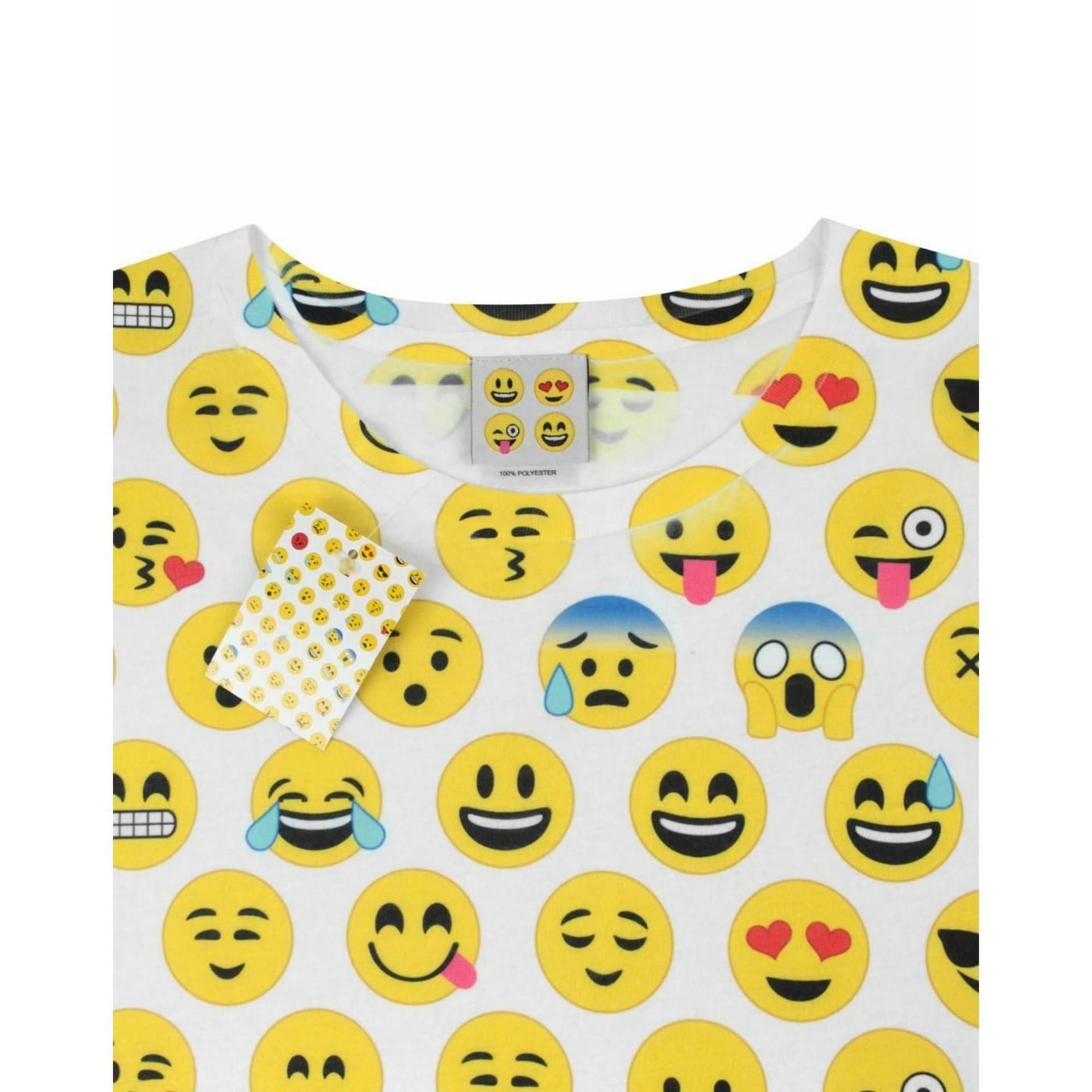 Emoticon Emoticon Men's Short Sleeved T-Shirt | White | Official Merch - 4