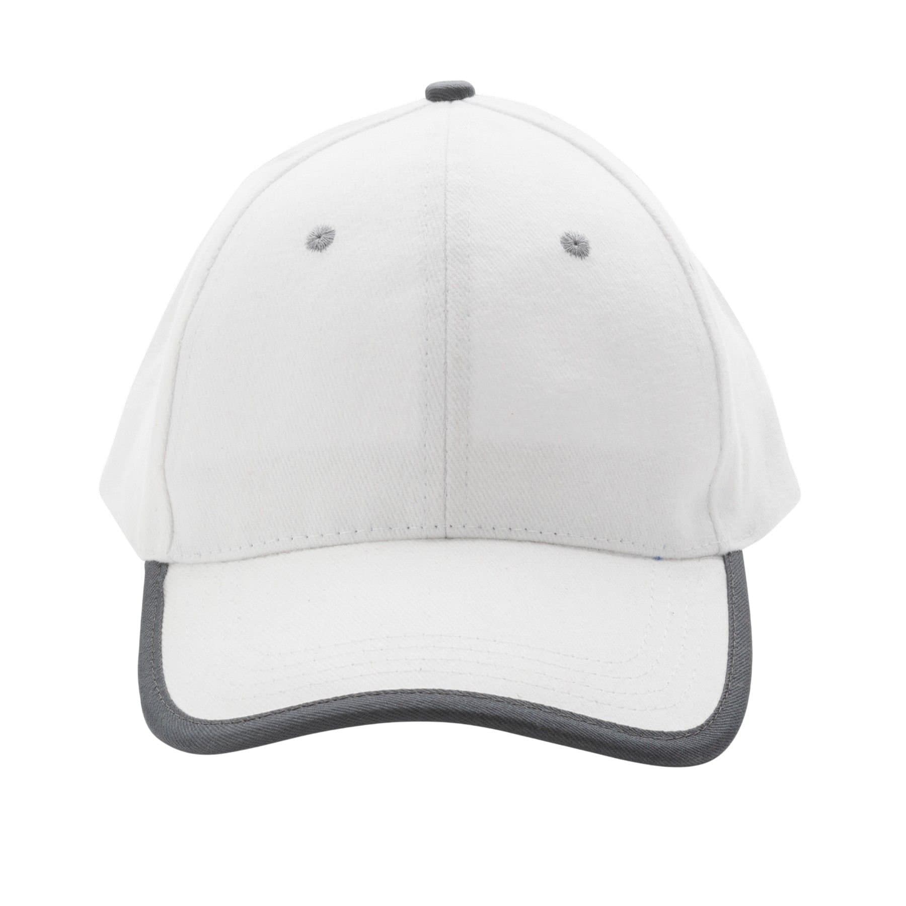 XD Design XD Design Men's Impact Aware Contrast Brushed Cotton 6 Panel Cap in White