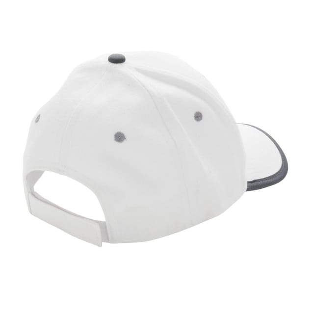 XD Design XD Design Men's Impact Aware Contrast Brushed Cotton 6 Panel Cap in White - 3