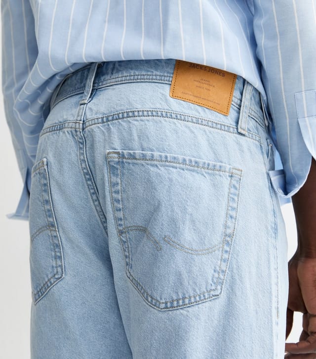 jack & jones Men's Light Blue Straight Leg Jeans Jack & Jones New Look - 2