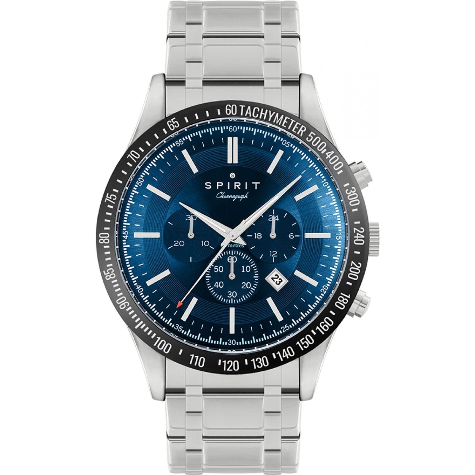 Spirit Spirit Men's SP3021 48mm Quartz Watch in Silver