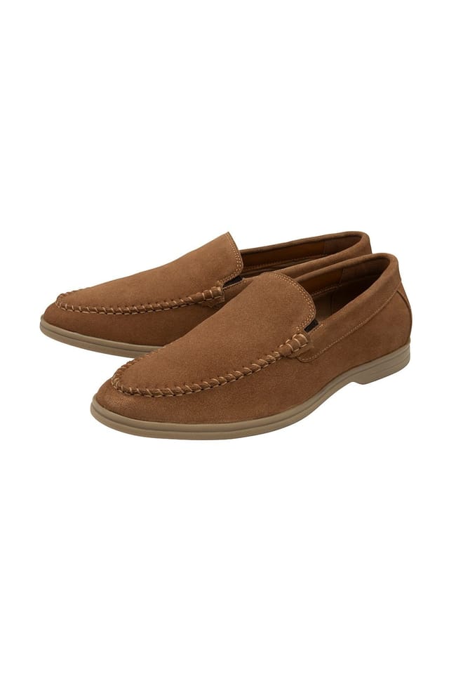 Lotus Lotus Men's 'Drakon' Suede Loafers in Tan - 2