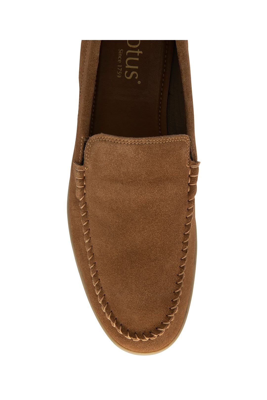 Lotus Lotus Men's 'Drakon' Suede Loafers in Tan - 4
