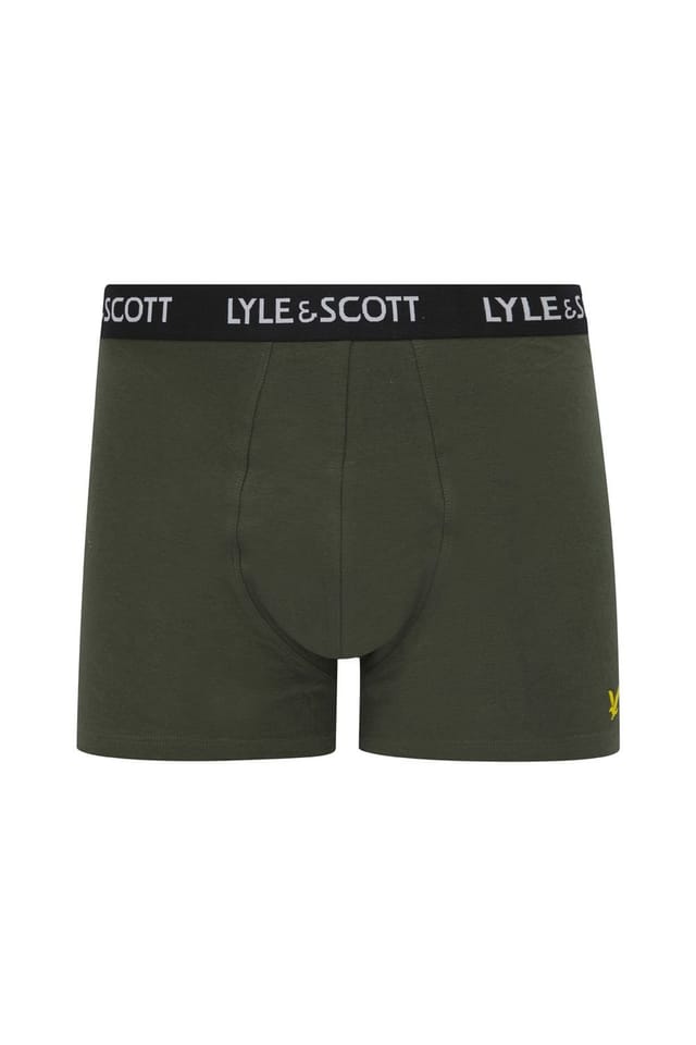 Lyle & Scott Lyle & Scott Men's Miller 5 Pack Underwear Black/Capers/Bright White/Grey Marl/Climbing Ivy - 2