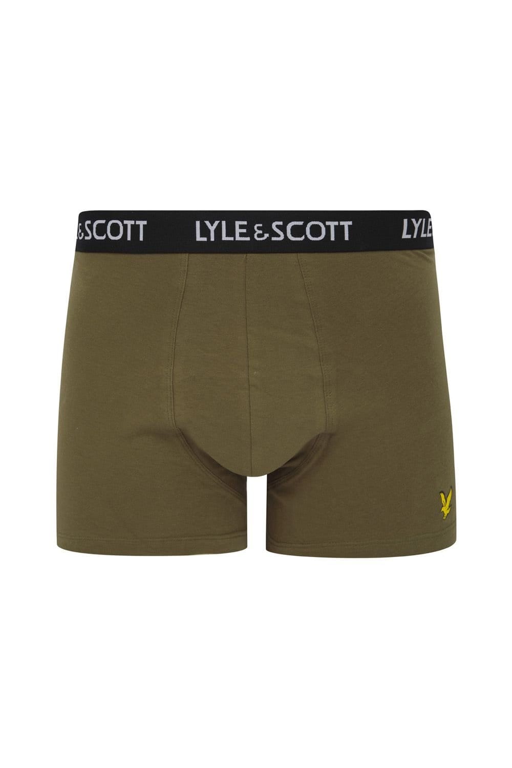 Lyle & Scott Lyle & Scott Men's Miller 5 Pack Underwear Black/Capers/Bright White/Grey Marl/Climbing Ivy - 4