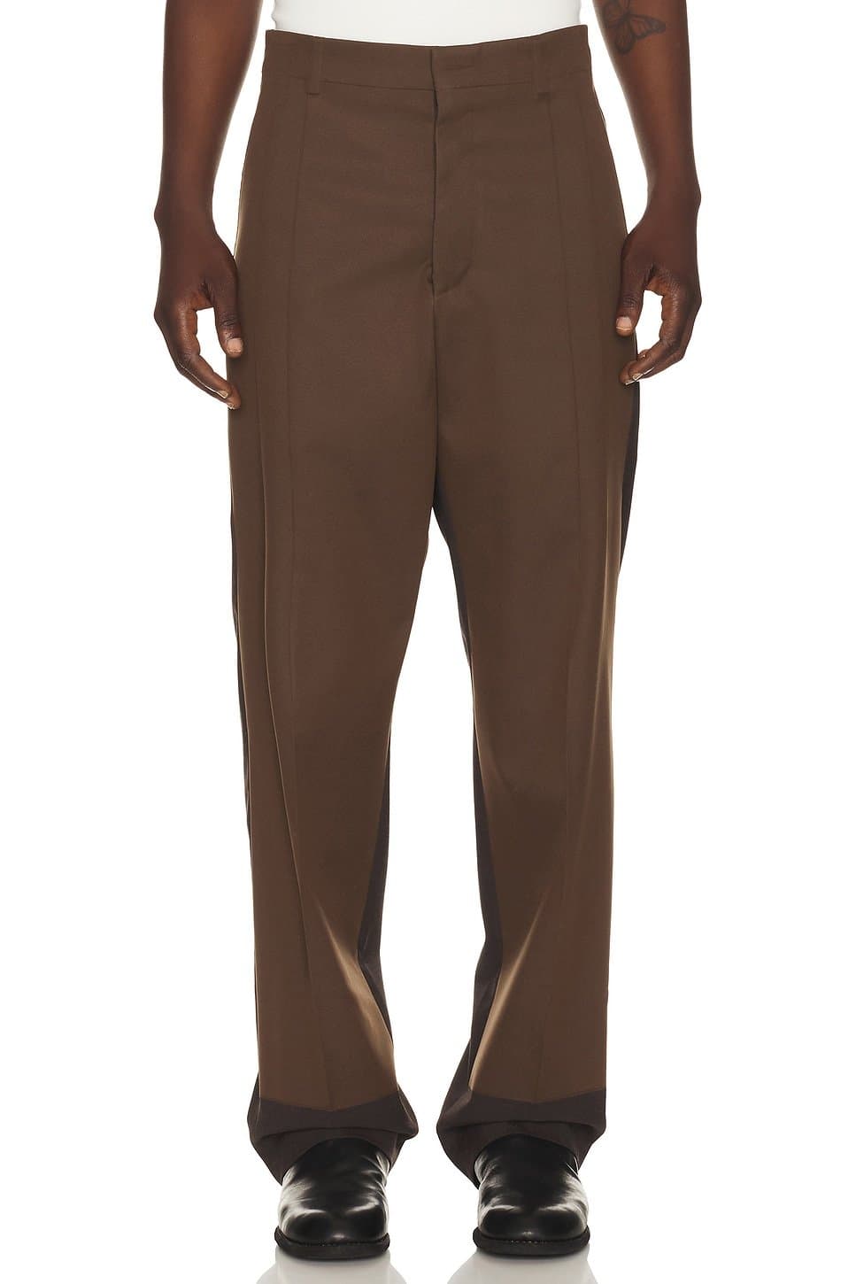 revolve Revolve Deep Brown Tailored Trousers