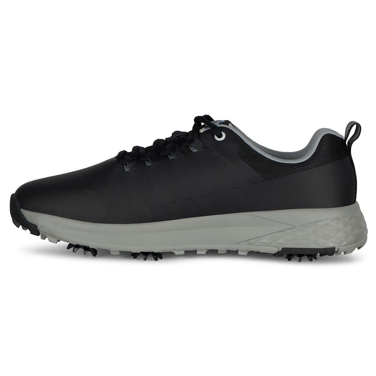 Greg Norman Greg Norman Men's XWT Comfort Waterproof Spiked Golf Shoes in Black