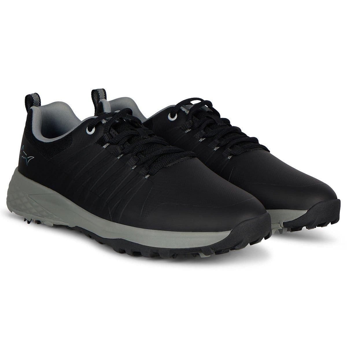 Greg Norman Greg Norman Men's XWT Comfort Waterproof Spiked Golf Shoes in Black - 4