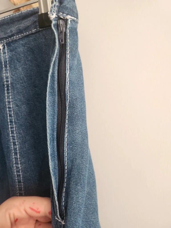 East Coast East Coast Vintage Denim Maxi Skirt with Contrast Stitching - UK 20 Y2K