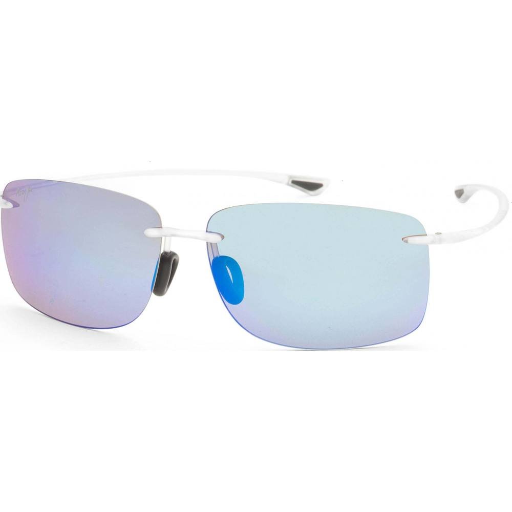 Maui Jim Maui Jim Men's MJ0443S-002 Hema Aviator/Navigator Sunglasses in White - 1
