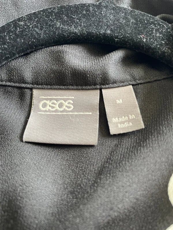 ASOS Black and white patterned ASOS shirt