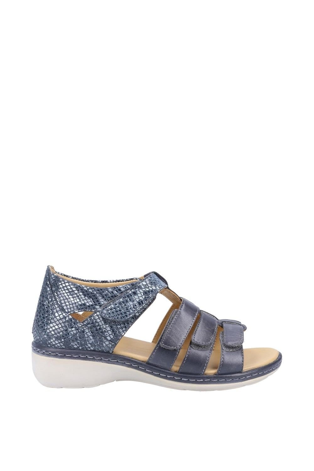 Fleet & Foster Fleet & Foster Women's Julie Sandal in Navy - 4